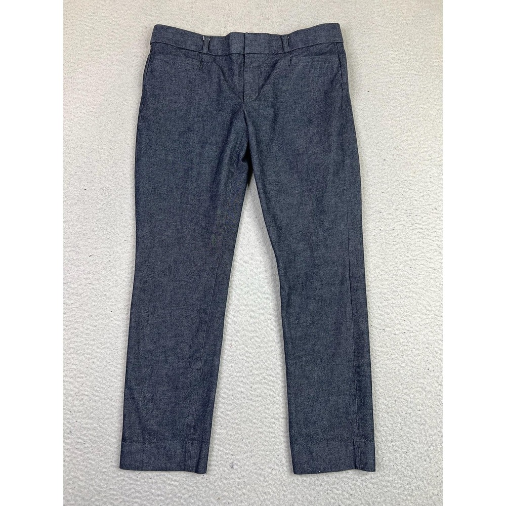 Banana Republic Pants Womens 4 Gray Sloan Stretch Ankle Dress Work Trousers